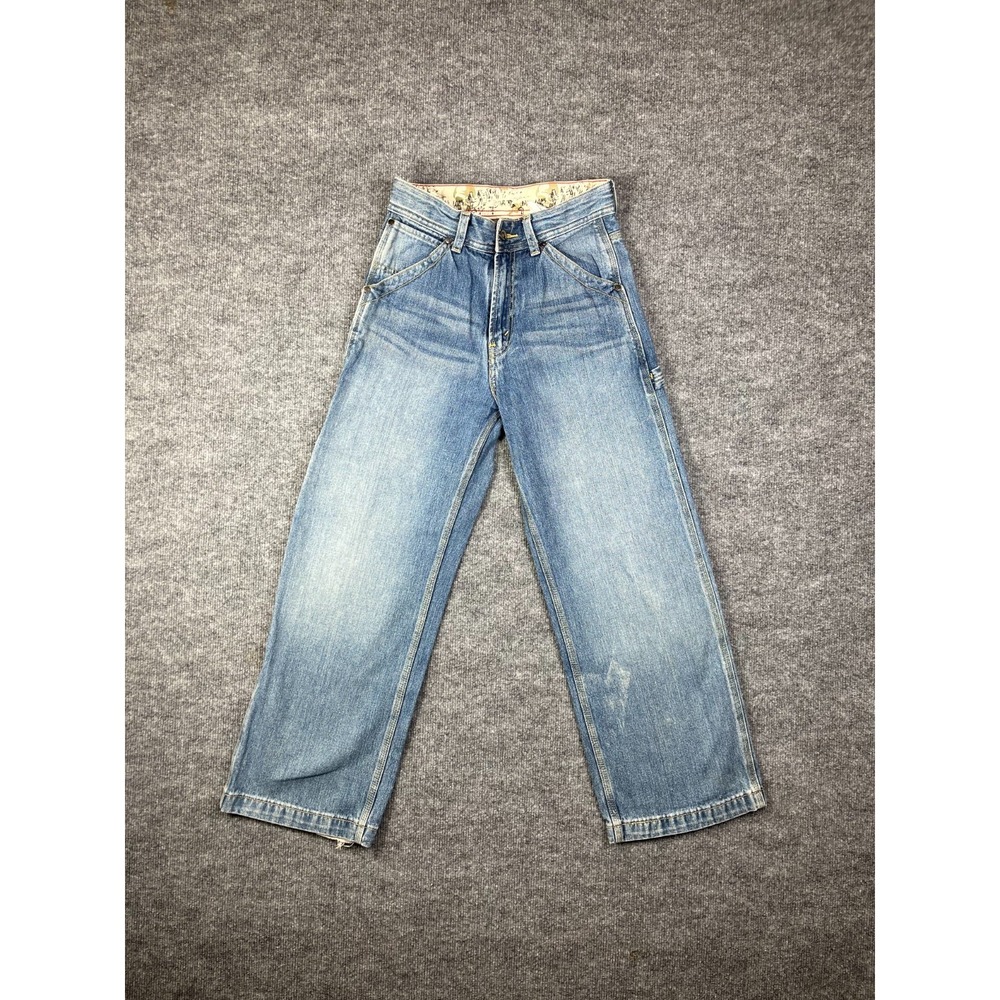 Levis Carpenter Jeans Womens 14 Blue Denim‎ Cotton Straight Hammer Loop Workwear